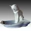 Paul JOUVE (1878-1973) - Chat à l'escargot